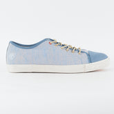 Mens Timberland EK Glastenbury 9043B Light Blue Canvas Lace Low Top Casual Shoes